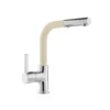 PU157344616, PURITY KELVIN PULL OUT KITCHEN MIXER W. MAGNET TECHNOLOGY CHROME PLATED WHITE 1/2" FLEX