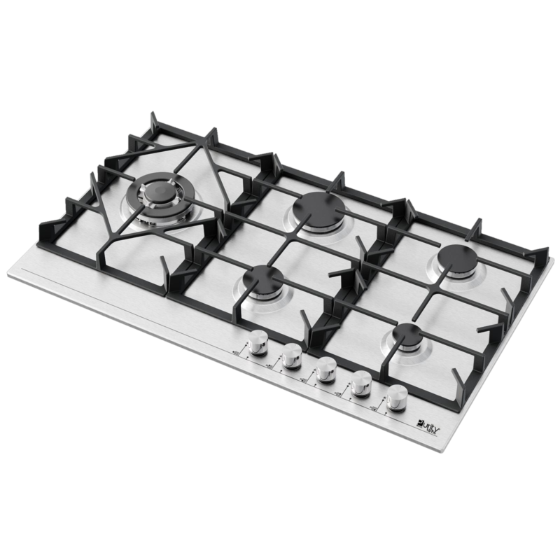 HPT907S – Gas Hob 5 Eyes Heavy Duty Grids - Image 2