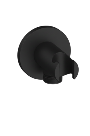DCD02-S - Shower Outlet (Round) black