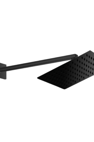 ADS27-S  Wall Mounted Shower Set (200x200-Wall outlet) Black