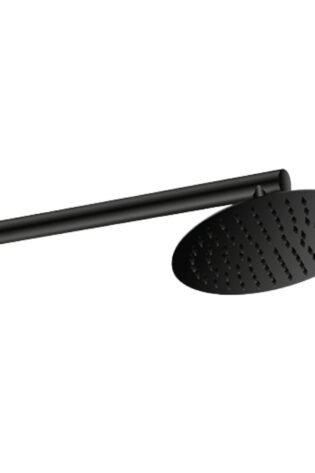 ADS28-S Wall Mounted Shower Set  (Φ200 Wall Outlet) Black