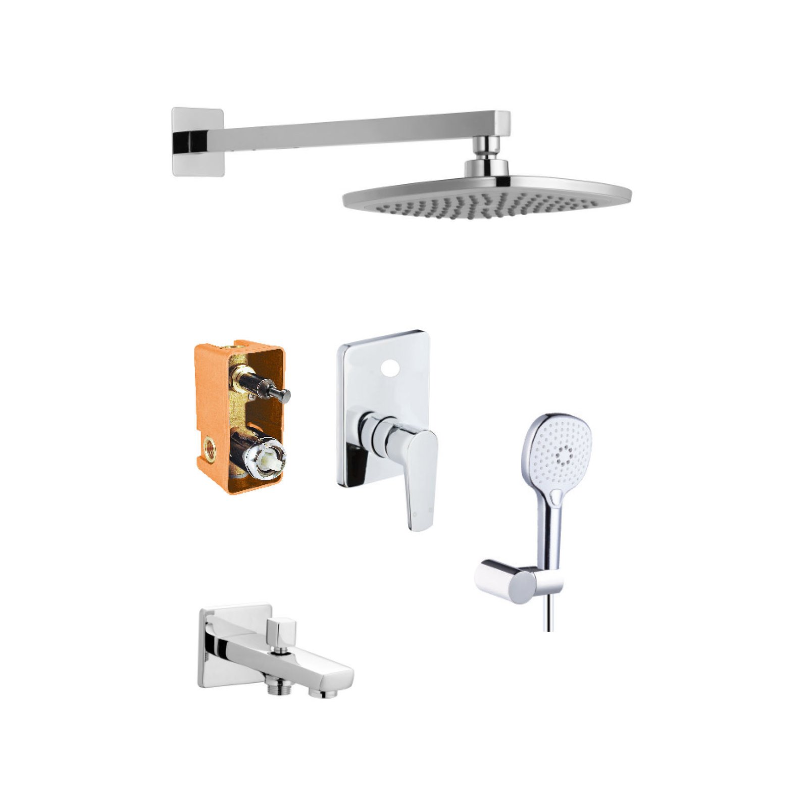 PU15680711, PURITY AZURE KONFOR CONCEALED BATH MIXER KIT AUTOMATIC