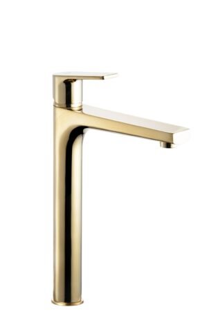 PU1568455088 PIRITY AZURE MATT GOLD TALL BASIN FAUCET 1/2 FLEX