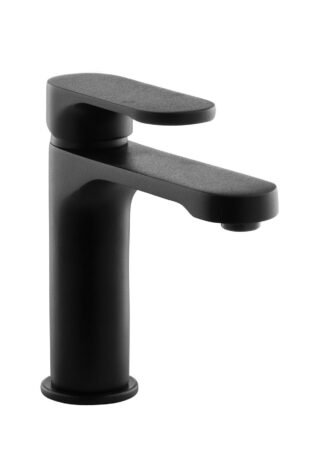 PU158345224, PURITY MOON BLACK REGULAR BASIN MIXER 1-2 FLEX.
