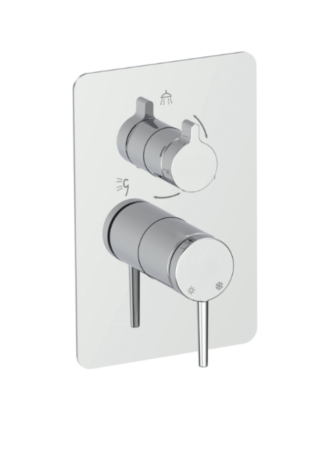 MCA195 - Adoro 3-outlet concealed square mixer,