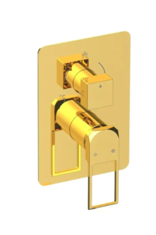 MCA190-A Quadro Concealed Bathroom Armature Gold