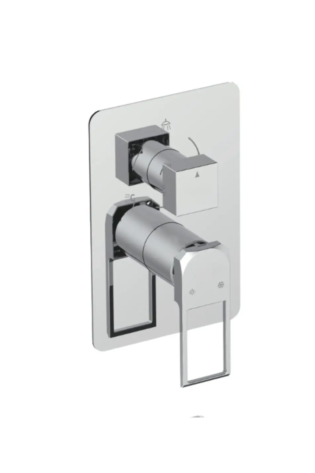 MCA190 Quadro Concealed Bathroom Armature Chrome