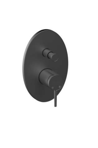 MKB195-G Adoro 2 Outlet Circular Concealed Mixer, Gen Black