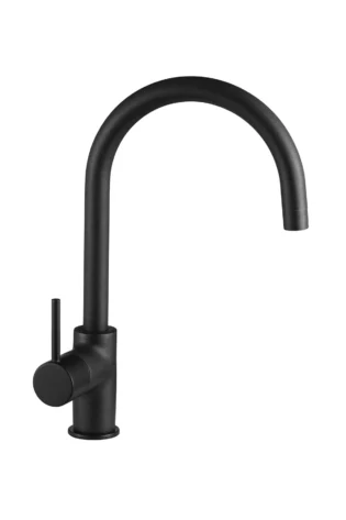 PU151644334, PURITY RONDO KITCHEN FAUCET BLACK 1/2" FLEX