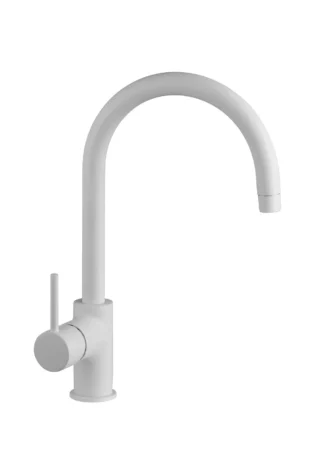 PU151644326, PURITY RONDO KITCHEN FAUCET WHITE 1/2" FLEX
