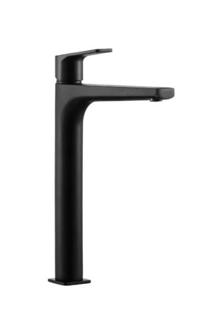 PU156845524, PURITY AZURE BLACK TALL FAUCET 1/2" FLEX